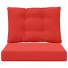 vidaXL K&uuml;lt&eacute;ri kanap&eacute; p&aacute;rna 2 pcs Piros Poli&eacute;szter