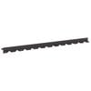 vidaXL Fűszeg&eacute;lyez&eacute;s 30 pcs 102 x 4 x 4 cm Ac&eacute;l Fekete