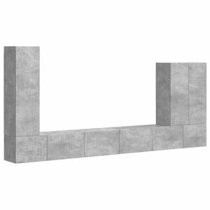 vidaXL TV falit kabinet szett 6 db Beton Sz&uuml;rke