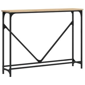 vidaXL sonoma t&ouml;lgy sz&iacute;nű szerelt fa doh&aacute;nyz&oacute;asztal 102x22,5x75 cm