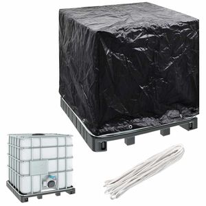 vidaXL IBC tart&aacute;ly takar&oacute;ponyva 8 fűzőlyukkal 116 x 100 x 120 cm