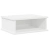 vidaXL &Eacute;jjeli asztal Feh&eacute;r 40 x 31 x 15 cm Szerelt Fa