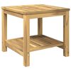 vidaXL Doh&aacute;nyz&oacute;asztal Feh&eacute;rre festett 48,5 x 49 x 45 cm T&ouml;m&ouml;r Ak&aacute;cfa