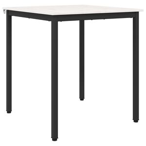 vidaXL &Eacute;tkezőasztal Feh&eacute;r 70 x 70 x 75 cm T&ouml;m&ouml;r fenyőfa