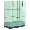 vidaXL rattan megjelen&eacute;sű magas&aacute;gy&aacute;s melegh&aacute;ztakar&oacute;val 80x40x123 cm