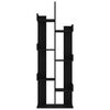 vidaXL fekete szerelt fa k&ouml;nyvszekr&eacute;ny 48 x 25,5 x 140 cm