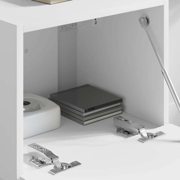 vidaXL TV Fali Szekr&eacute;ny Feh&eacute;r 60 x 31 x 29.5 cm Faanyag