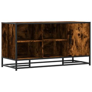 vidaXL cipőpad f&uuml;st&ouml;lt t&ouml;lgy 100x40x53,5 cm f&aacute;b&oacute;l &eacute;s f&eacute;mből k&eacute;sz&uuml;lt