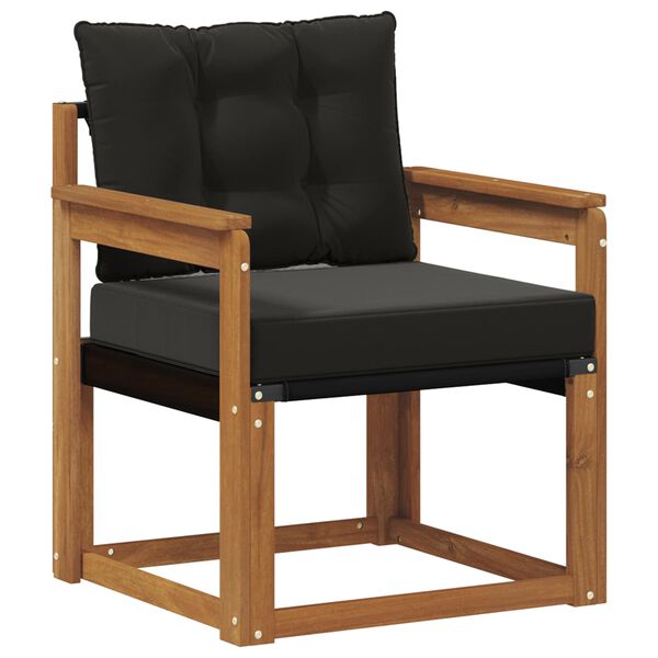 vidaXL 2 Darab K&uuml;lt&eacute;ri kanap&eacute; szett T&ouml;m&ouml;r ak&aacute;cfa &eacute;s textil&eacute;n