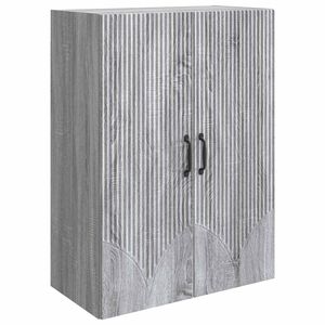 vidaXL Fali szekr&eacute;ny Sz&uuml;rke Sonoma 66 x 34,5 x 90 cm Szerelt Fa