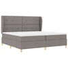 vidaXL Boxspring &aacute;gy matraccal S&ouml;t&eacute;tsz&uuml;rke 90x190 cm Sz&ouml;vet T&oacute;psz&iacute;nű