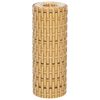 vidaXL 10 db világosbarna polyrattan erkélyparaván 255 x 19 cm