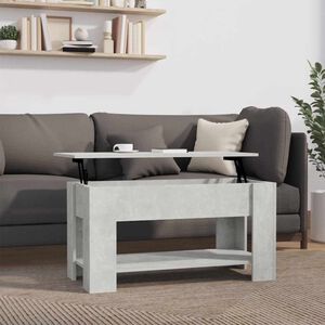 vidaXL betonsz&uuml;rke szerelt fa doh&aacute;nyz&oacute;asztal 101 x 49 x 52 cm