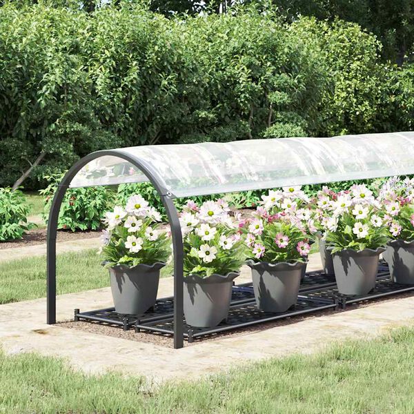 vidaXL &aacute;tl&aacute;tsz&oacute; ponyva lyukaszt&oacute;val 1x5 m polietil&eacute;n