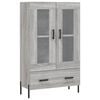 vidaXL sz&uuml;rke sonoma szerelt fa magasszekr&eacute;ny 69,5 x 31 x 115 cm