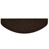 vidaXL 20 db &ouml;ntapad&oacute;s l&eacute;pcsőszőnyeg 65 x 21 x 4 cm barna f&eacute;lk&ouml;r alak&uacute; nagy