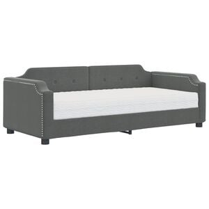 vidaXL s&ouml;t&eacute;tsz&uuml;rke sz&ouml;vet heverő matraccal 90 x 190 cm