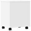 vidaXL fehér nyomtatóállvány kerekekkel 41 x 32 x 48 cm