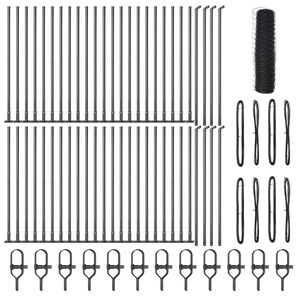 vidaXL Ker&iacute;t&eacute;soszlop Sz&uuml;rke