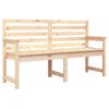 vidaXL t&ouml;m&ouml;r fenyőfa kerti pad 159,5x48x91,5 cm