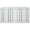 vidaXL Gabion emelt &aacute;gy Ez&uuml;st 150 x 50 x 80 cm Horganyzott ac&eacute;l