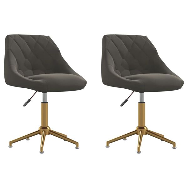 vidaXL 2 db s&ouml;t&eacute;tsz&uuml;rke b&aacute;rsony forg&oacute; &eacute;tkezősz&eacute;k