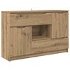 vidaXL Sz&eacute;f fi&oacute;kkal Artisan t&ouml;lgy 100 x 30 x 65,6 Faanyag
