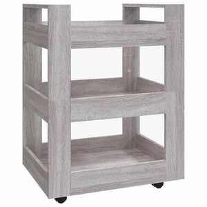 vidaXL sz&uuml;rke sonoma szerelt fa zs&uacute;rkocsi 60 x 45 x 80 cm