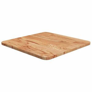 vidaXL vil&aacute;gosbarna kezelt t&ouml;m&ouml;r t&ouml;lgyfa n&eacute;gyzet asztallap 40x40x1,5cm