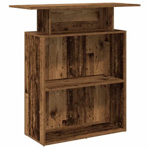 vidaXL recepci&oacute;s pult antik fa 100x40x104 cm szerelt fa
