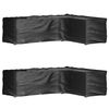 vidaXL 2 db L-alak&uacute; kerti b&uacute;torhuzat 16 fűzőlyukkal 260x210x80 cm