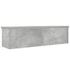 vidaXL Konyhai &aacute;llv&aacute;nyok egym&aacute;sra rakhat&oacute; 2 db Beton sz&uuml;rke 60x15x16cm