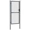 vidaXL sz&uuml;rke horganyzott ac&eacute;l h&aacute;l&oacute;s kerti kapu 100 x 200 cm