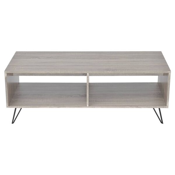 vidaXL 110x50x40 cm szürke TV szekrény/dohányzóasztal