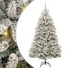 vidaXL Mű kar&aacute;csonyfa 240 cm 300 LED Meleg feh&eacute;r PVC &eacute;s Ac&eacute;l