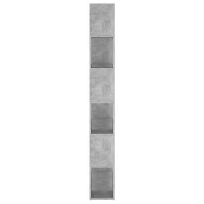vidaXL betonszürke térelválasztó könyvszekrény 100 x 24 x 188 cm
