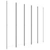 vidaXL feh&eacute;r 5 paneles parav&aacute;n 250x220 cm sz&ouml;vet