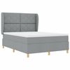 vidaXL Boxspring &aacute;gy matraccal S&ouml;t&eacute;tsz&uuml;rke 90x190 cm Sz&ouml;vet sz&ouml;vet