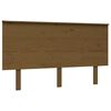 vidaXL m&eacute;zbarna t&ouml;m&ouml;r fenyőfa &aacute;gyfejt&aacute;mla 139x6x82,5 cm