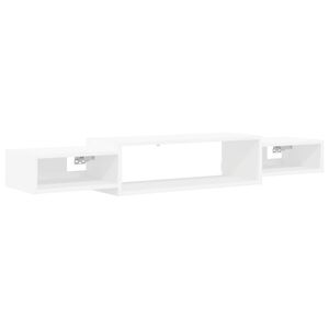 vidaXL Fals&iacute;that&oacute; TV Szekr&eacute;ny Falra szerelhető Feh&eacute;r 140 x 28 x 21 cm