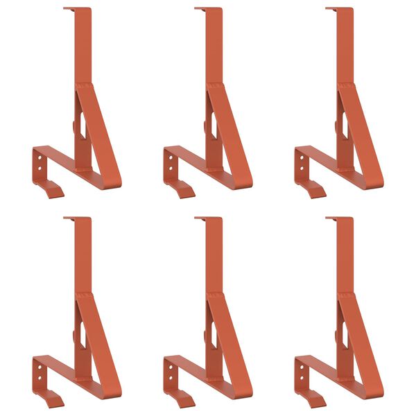 vidaXL Havaz&aacute;r t&aacute;mogat&oacute; Piros 29,5 x 3 x 34,5 cm Ac&eacute;l