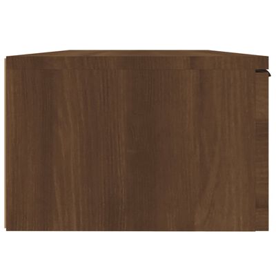 vidaXL barna tölgyszínű szerelt fa faliszekrény 68 x 30 x 20 cm