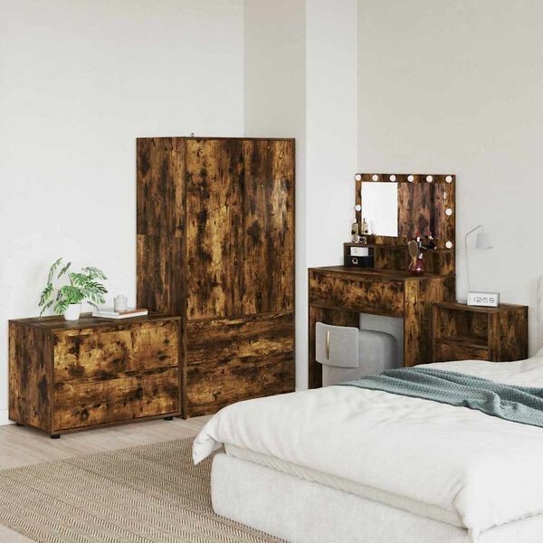 vidaXL T&aacute;rol&oacute;szekr&eacute;ny F&uuml;st&ouml;lt t&ouml;lgy 80 x 48 x 57 cm Faanyag