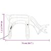 vidaXL 2 db meleg fehér karácsonyi rénszarvas forma 73 x 31 x 45 cm