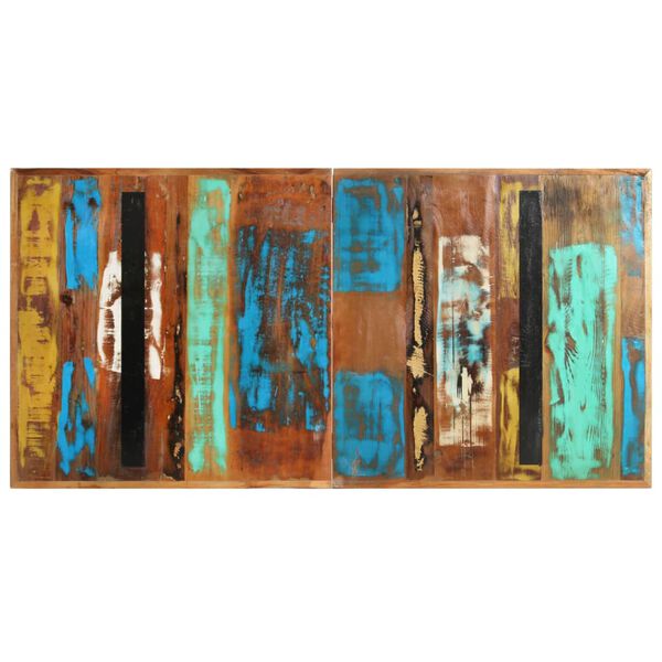 vidaXL tömör újrahasznosított fa étkezőasztal 140 x 70 x 76 cm