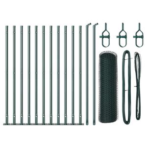 vidaXL Ker&iacute;t&eacute;soszlop Z&ouml;ld 25 x 0,5 m (13 mm h&aacute;l&oacute;) Ac&eacute;l