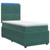 vidaXL LED Boxspring &Aacute;gy Mattal S&ouml;t&eacute;tz&ouml;ld 90 x 200 cm B&aacute;rsony