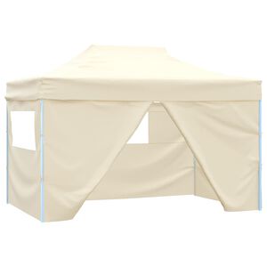 vidaXL Partys&aacute;tor 291 x 431 x 315 cm Kr&eacute;msz&iacute;nű Oxford Sz&ouml;vet