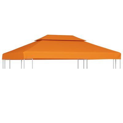 vidaXL narancssárga csere pavilon ponyvatető 310 g / m² 3 x 4 m