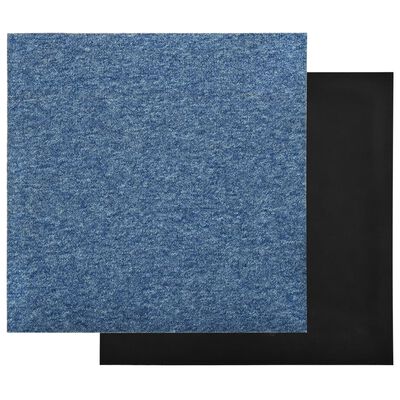 vidaXL 20 db kék szőnyegpadlólap 5 m² 50 x 50 cm